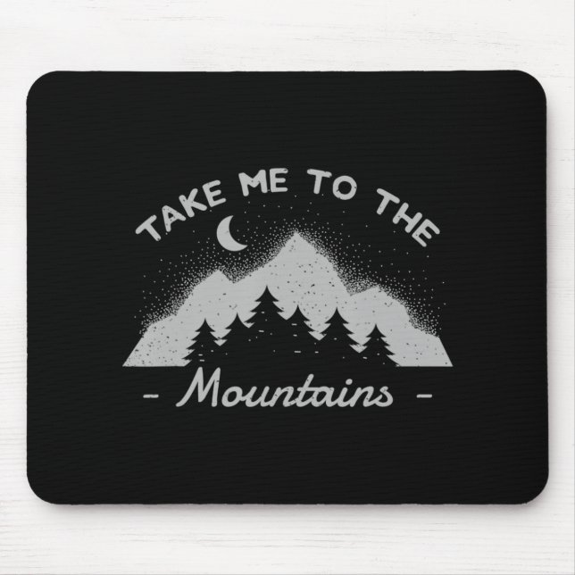 Hiking Camping Climbing Scout Outdoor Mountains T  Mouse Pad (Front)