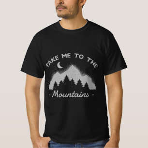 Hiking Camping Climbing Scout Outdoor Mountains T T-Shirt