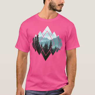 Hiking Camping Mountains Nature Trekking Hiking Gi T-Shirt