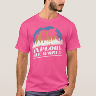 Hiking Camping - Tenting Trekking Camp Outdoor Cam T-Shirt