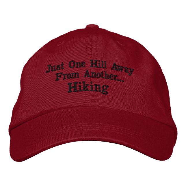 Hiking Cap - Red (Front)