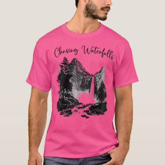 Hiking Chasing Waterfalls Hikers Nature Lover T-Shirt