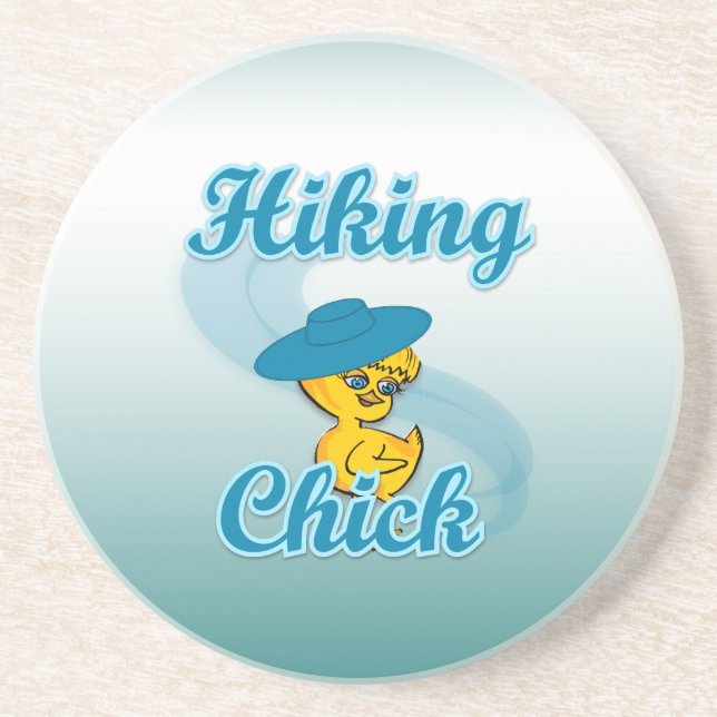 Hiking Chick #3 Coaster (Front)