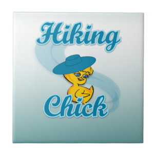 Hiking Chick #3 Tile