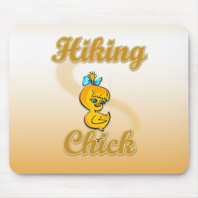 Hiking Chick Mouse Pad (Front)
