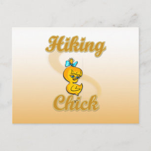 Hiking Chick Postcard