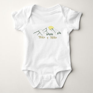 hiking climbing lover baby bodysuit