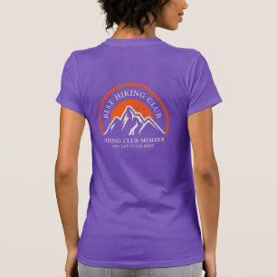 Hiking Club Logo Any Colour Name Employees Staff T-Shirt