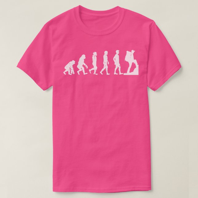 Hiking Evolution T-Shirt (Design Front)