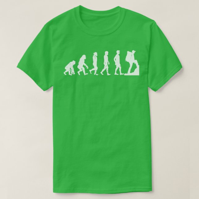 Hiking Evolution T-Shirt (Design Front)