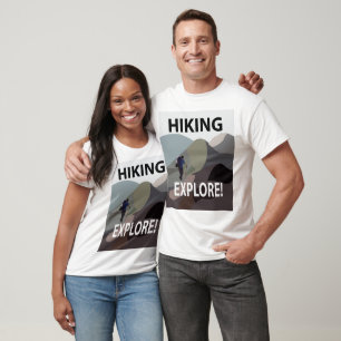 Hiking Explore Mountains Hiking T-Shirt