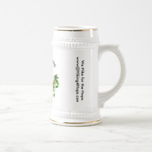 Hiking for Hops 22 oz Beer Stein