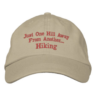 Hiking Fun Fashionable Embroidered Hat