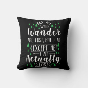 Hiking Funny Saying Cushion