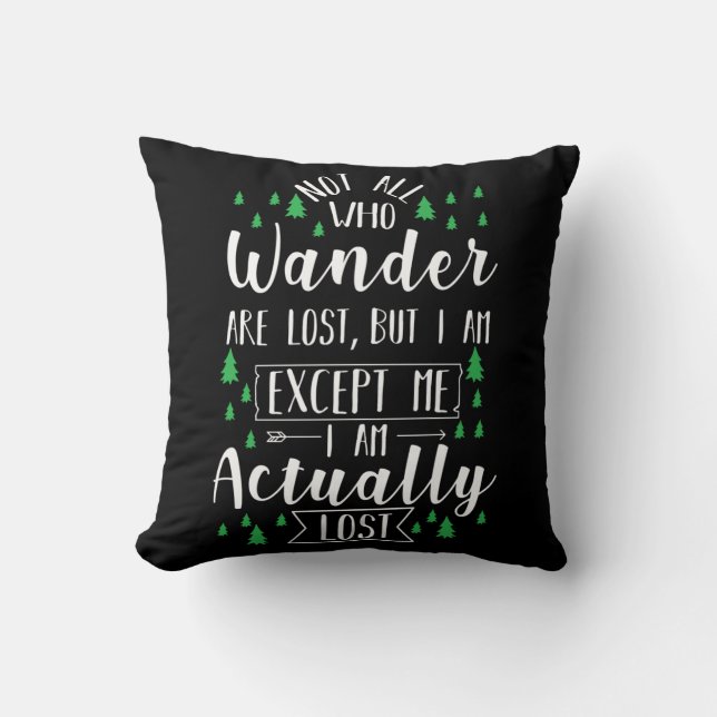 Hiking Funny Saying Cushion (Front)