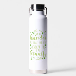 Hiking Funny Saying Water Bottle