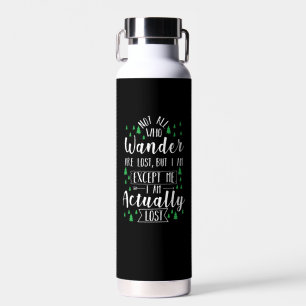 Hiking Funny Saying Water Bottle