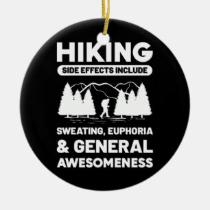 Hiking General Awesomeness Ceramic Tree Decoration