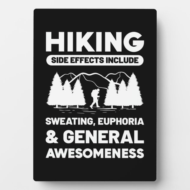 Hiking General Awesomeness Plaque (Front)