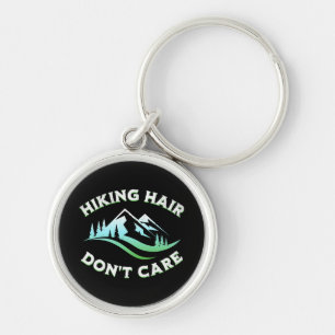 Hiking Hair Don't Care Key Ring