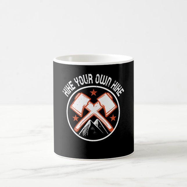 Hiking - Hike Your Own Hike Coffee Mug (Center)