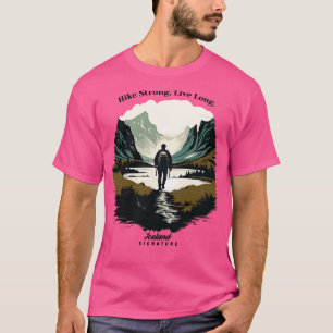 Hiking Iceland Hike Strong Live Long T-Shirt