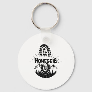 Hiking In Hohegeiß Germany Vacation Hiker  Key Ring