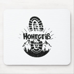 Hiking In Hohegeiß Germany Vacation Hiker Mouse Pad