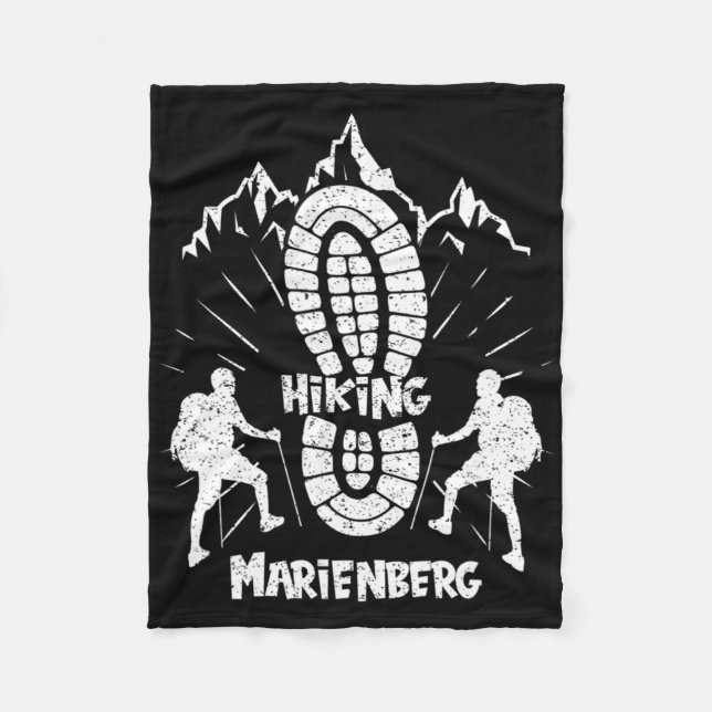 Hiking In Marienberg Germany Vacation For Hiker  Fleece Blanket (Front)