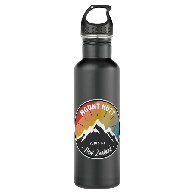 Hiking In Mount Hutt - New Zealand 710 Ml Water Bottle (Front)