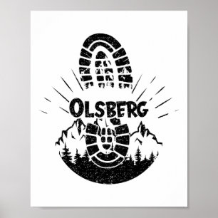 Hiking In Olsberg Germany Vacation Hiker Poster