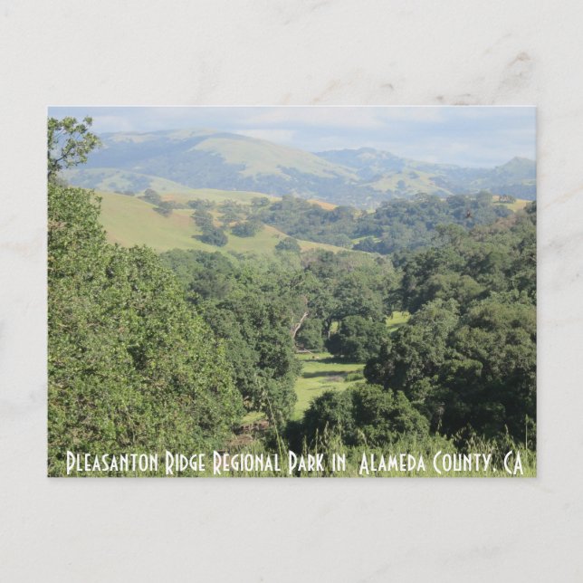 Hiking in Pleasanton, CA 5 Postcard (Front)