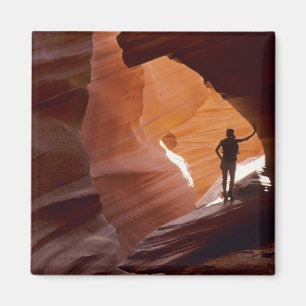 Hiking in the Corkscrew section of Antelope Magnet