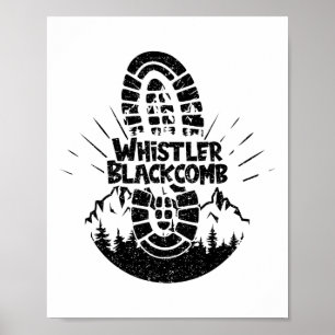 Hiking In Whistler Blackcomb Canada Vacation Ski 1 Poster