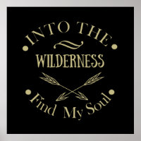 Hiking into the wilderness find my soul