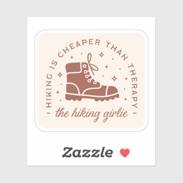Hiking is cheaper than therapy hiker girlie (Sheet)