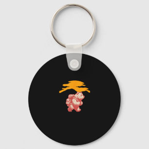 Hiking Is Just Walking With Snacks Funny Bear Hiki Key Ring