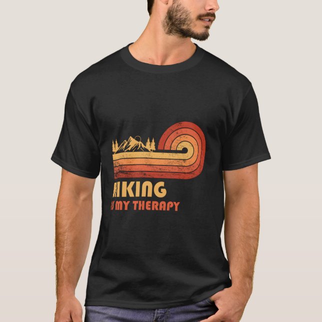 Hiking Is My Therapy T-Shirt (Front)