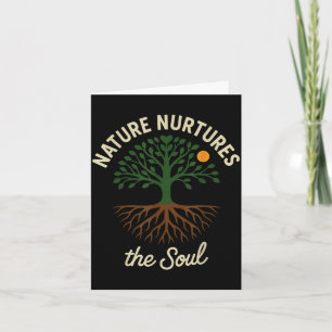 Hiking is therapy funny outdoor nature trail card