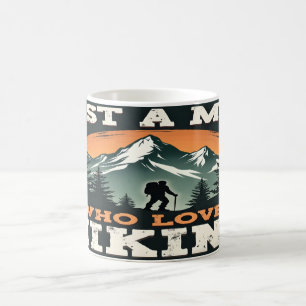 Hiking Just a man Who Loves Hiking Coffee Mug