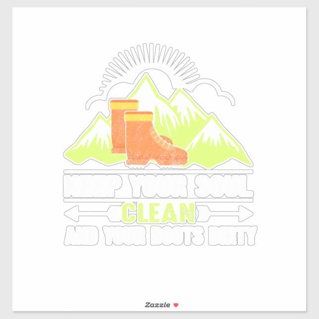 Hiking Keep Your Soul Clean (Sheet)