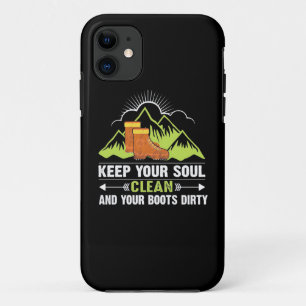 Hiking Keep Your Soul Clean Case-Mate iPhone Case