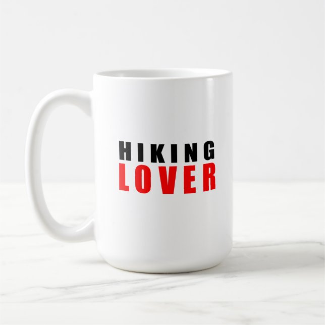 Hiking lover coffee mug (Left)