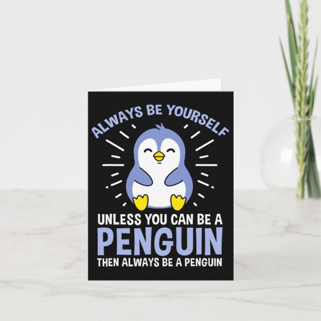 Hiking Lover Design Always Be Yourself Unless You  Card (Front)