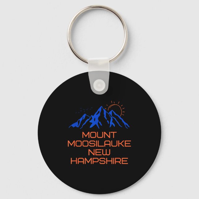 Hiking Mount Moosilauke New Hampshire Mountain Cli Key Ring (Front)