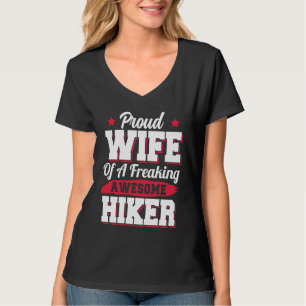 Hiking Mountain Hike Hiker Wife T-Shirt