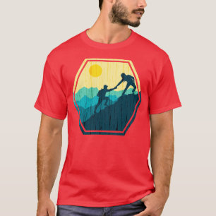 Hiking Mountain Peak Scenery Beautiful View T-Shirt