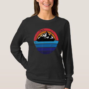 Hiking Mountain Sunset Retro Hike Vintage 2 T-Shirt
