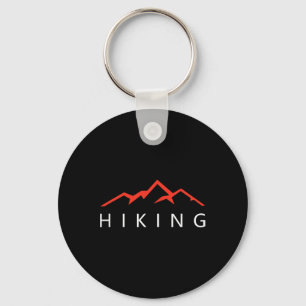 Hiking Mountains Cool Hiker  Key Ring