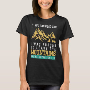 Hiking Mountains Hike Nature Outdoor Camper Hike T-Shirt